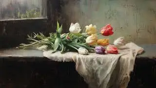Vintage Still life TV Screensaver Digital Art
