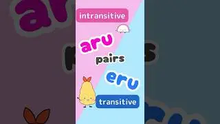 Japanese Intransitive Verbs and Transitive Verbs List (Tips 1) #basicjapanese #shorts