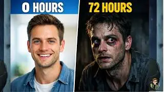 72 Hours No Sleep = Brain DAMAGE (Hour by Hour Timeline)