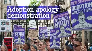 Forced adoption apology demonstration &ndash; ITV News report