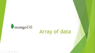 MongoDB Array of Data