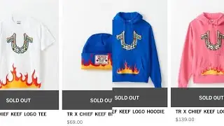 Chief keef & Tru Religion Collaboration Sold Out In 45 Seconds