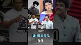 Top 10 Richest Indian Actors in 2025 💰| Net Worth Revealed! #bollywood #RichestActors #top10