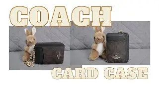 ZIP CARD CASE COACH | Asherie