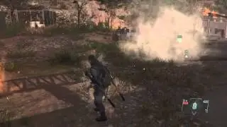 MGSV mission 20 hit floating boy, beat man on fire tasks