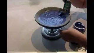 underglaze application to leatherhard
