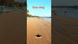 Goa ka Beach bilkul khali keu hai ? #goabeach #emptybeach #goablog #beach #short #evening #vlog