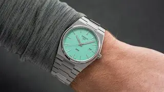 Новый яркий цвет циферблата для часов Tissot PRX (мятный)