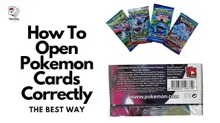 How To Open Pokemon Cards Correctly... The Best Way!