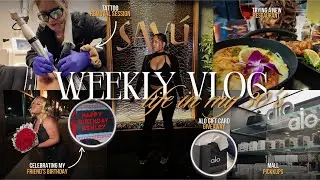 VLOG: ALO GIVEAWAY + BIRTHDAY CELEBRATION + TATTOO REMOVAL + TRYING NEW FOOD + 2 DAYS IN CHARLOTTE
