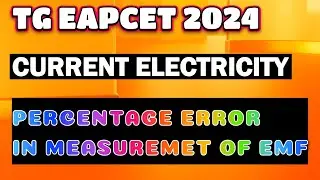 A voltmeter of resistance 400 &Omega;  is used to measure emf of a cell | EAPCET PHYSICS 2024
