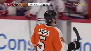 Phil Myers Goal - Philadelphia Flyers vs Montreal Canadiens (11/7/19)