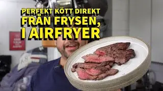 Perfekt kött direkt från frysen, i airfryer.