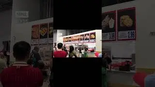 Costco food court is crazy busy 🤪