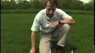 Gathering A Soil Sample For Testing