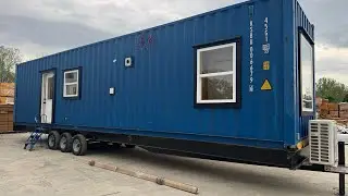 The Detroit 40’ Amish Built Incredible Tiny Home Container - Repurposing from Storage to Living 😉🇺🇸🙂