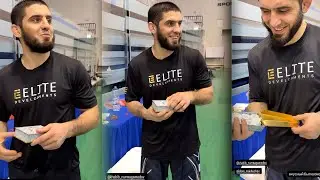 Khabib's Chocolate Prank on Islam Makhachev 😂