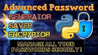 Password Generator in Python | With Encryption and Decryption Feature | Python Project | Hindi