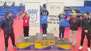Entrega de trofeos Prebenjamines - Campeonato de Andalucía 2025 - Coria del río.