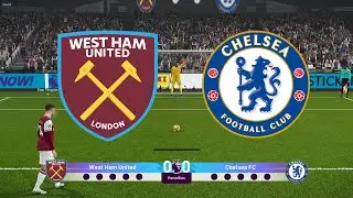 West Ham vs Chelsea : Penalties