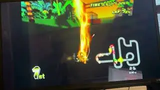 Playing CTGPR [Mega mushroom cup]