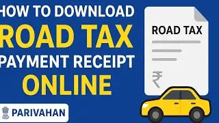 How to Download Road Tax Payment Receipt challan Online | Road Tax Challan Download Kaise Kare.