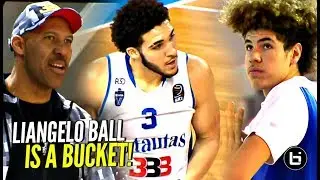 LiAngelo Ball Keeps GETTING BUCKETS Wearing Gelo G3's!! BBB Tournament Game 2!