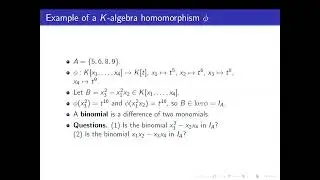 Generators of toric ideals associated with semigroups - Anargyros Katsampekis