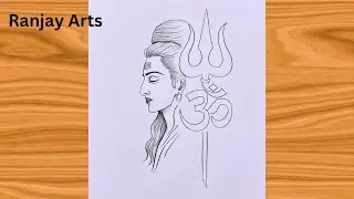 Lord shiva realistic drawing step by step | Mahadev Drawing easy | Chitra 