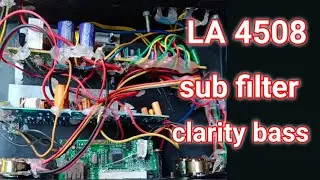 SUB FILTER BOARD LA 4508 universal sub filter board clarity bass AUDIO EX PIONEER JBL