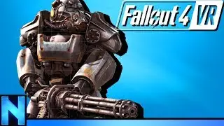 VR Power Armor & Minigun Fun In Fallout