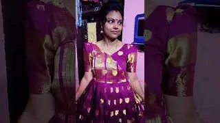 Saree convert to gown #trending #saree #sareegown #cute #conversation