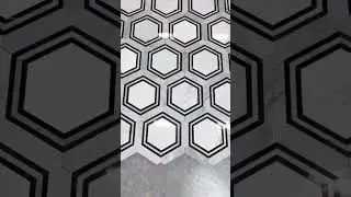 Black & White Hexagon Mosaic #home #interiordesign #mosic #homedecor #oldhouseforsale #tiles #tile