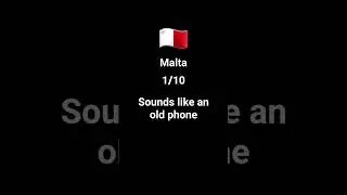 Ranking world countries by how scary their EAS alarm is: Malta #malta