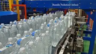 포천 00에스엠, PET Line - (6) Infeed Conveyor ~ Bundle Palletizer