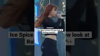 Ice Spice Shows Off New Look At Rolling Loud NY #shorts #viral