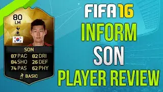 FIFA 16 IF Son Review (80) Fifa 16 Ultimate Team Player Review!