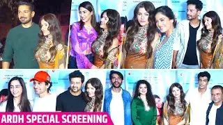 Ardh Special Screening | Rubina Dilaik, Nikki Tamboli, Abhinav, Srishty, Hiten, Rajpal, Palak & More
