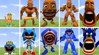 I DISCOVERED NEW EVOLUTIONARY FORMS OF THE TUNGTUNG SAHUR FAMILY VS SONIC EXE IN GARRY'S MOD !
