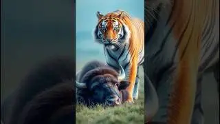 Wild Boar vs Wolf (Bear, Moose, Aurochs, Tiger) #animals #tiger #lion #standoff2  #vs #brawlstars