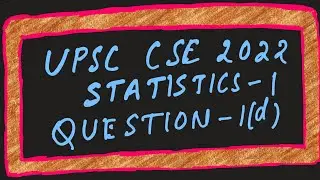Correlation Bound in Terms of Efficiency | UPSC CSE Mains Statistics-1 1(d) Solution | RitwikMath