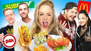 YouTubers bestämmer vad jag ÄTER i 24 TIMMAR.. *dum idé*