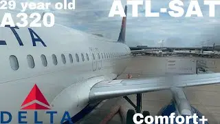 (Trip report) Delta airlines A320 Comfort+ ATL-SAT