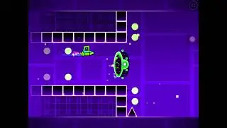 trying out geometry dash 