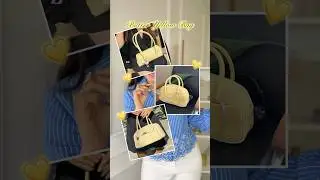 Pinteresty & Affordable *BUTTER YELLOW* bag 💛🍯  #shorts #baghaul