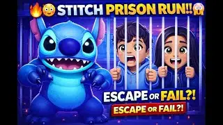 Roblox: STITCH PRISON RUN Escape or Fail?! 🔥