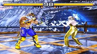 King vs Nina (Hardest) Tekken 5.