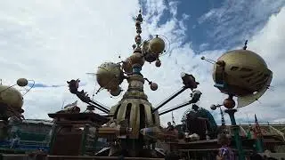 disneyland ride astro orbitor ride july 2025 #ride #paris #holiday #europe #summer #fun #themepark 