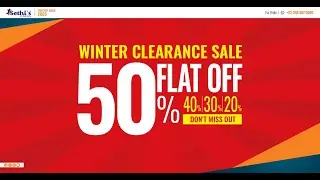 Winter Clearance Sale 2020