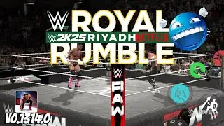 🤯WWE 2K25 Netflix Edition Full Royal Rumble Match/ ft Finn belor Brock Lesnar CM punk